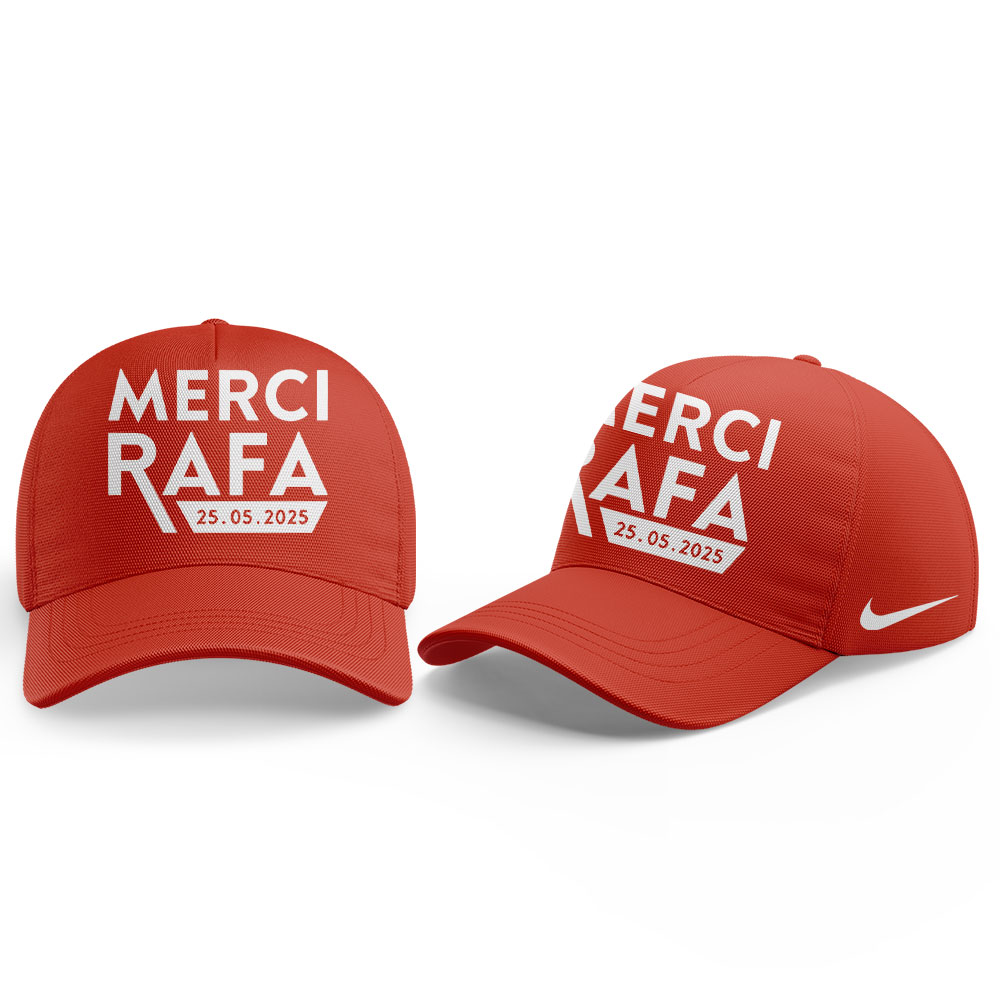 Exclusive Version Rafael Nadal Black T-Shirt - Merci Rafa Shirt