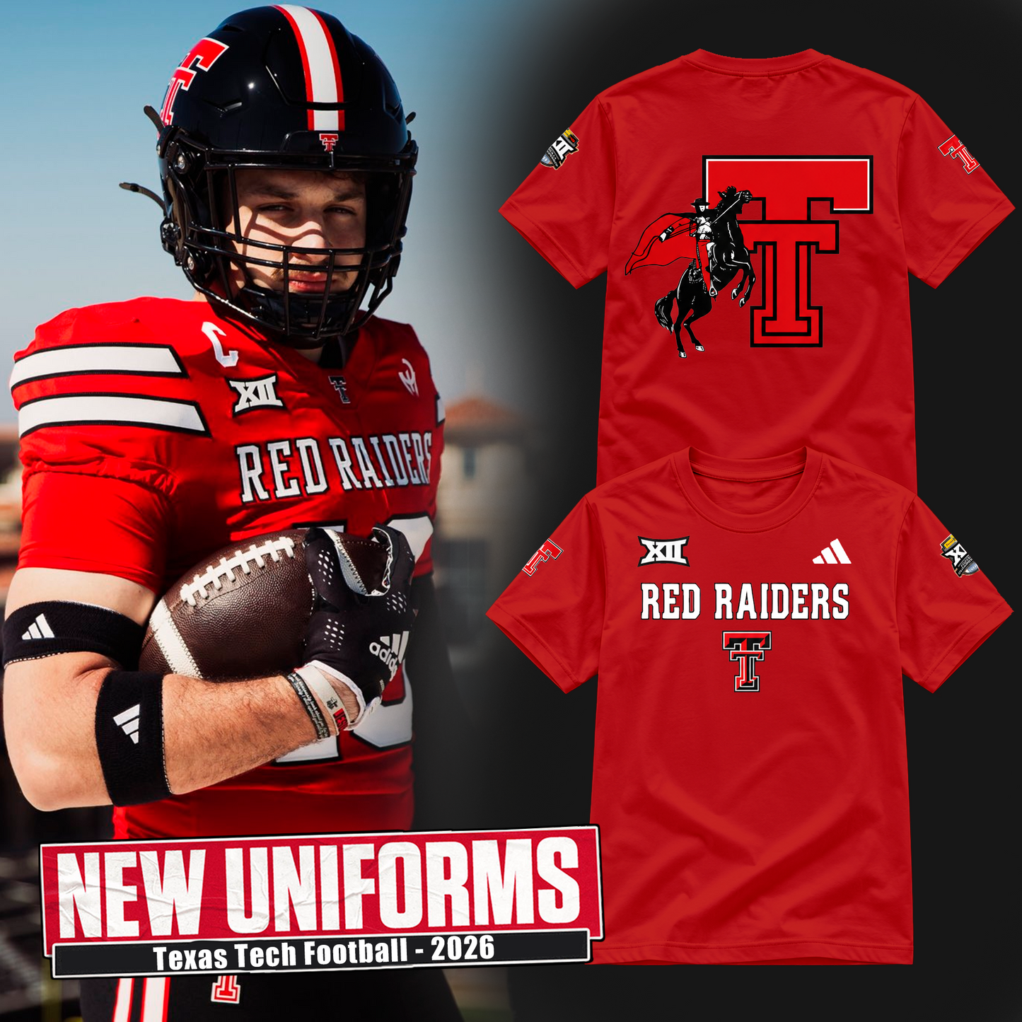Texas Tech Football - New Uniforms 2026 Limited Edition