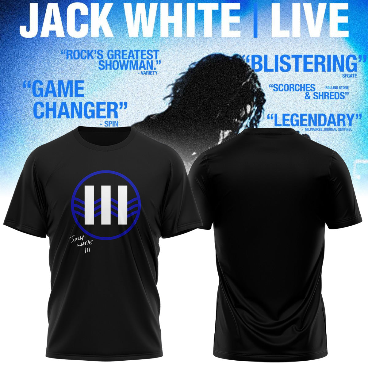 Jack White Live 2026 - TShirt