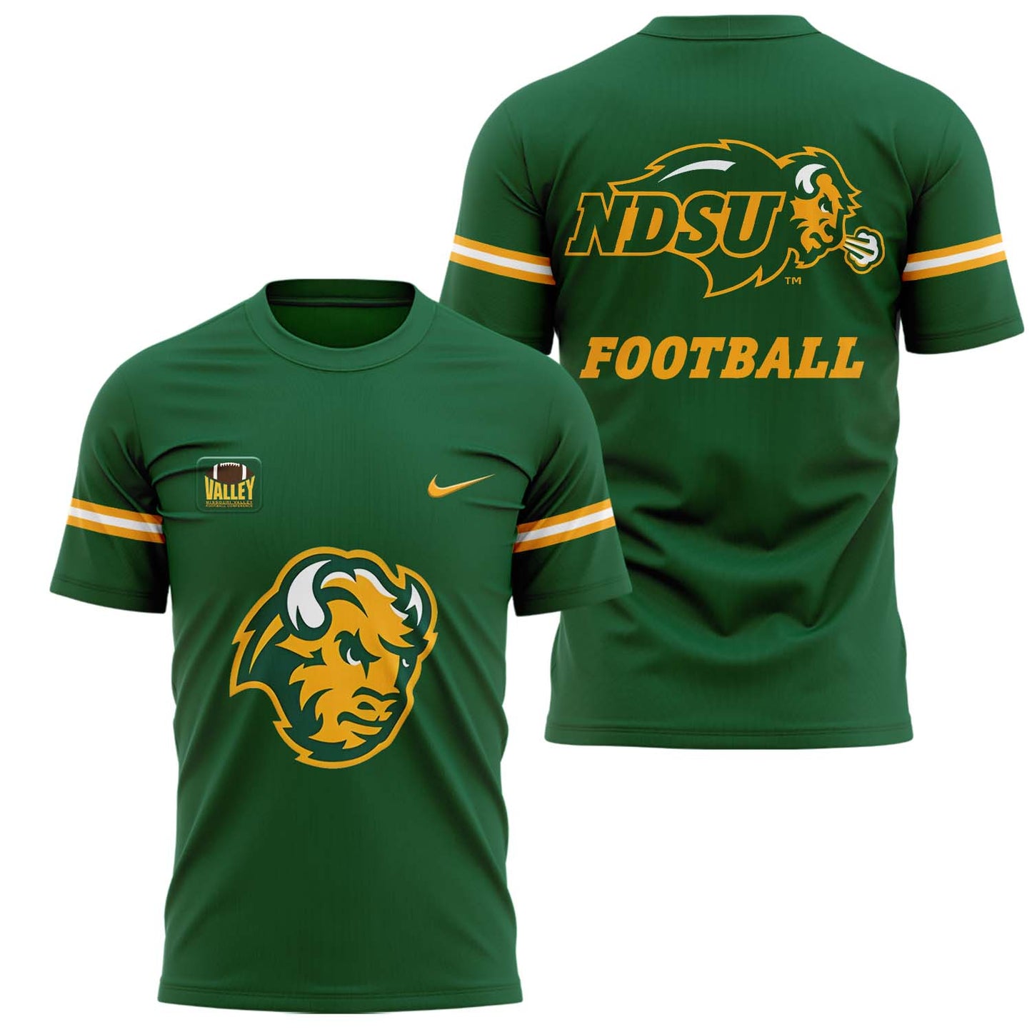 North Dakota State Bison Football New T-Shirt