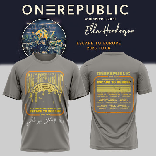 OneRepublic Official Tour TShirt