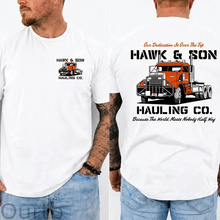 Over The Top Trucker Shirt, Classic 80s Graphic Tee, Gift For Truck Drivers