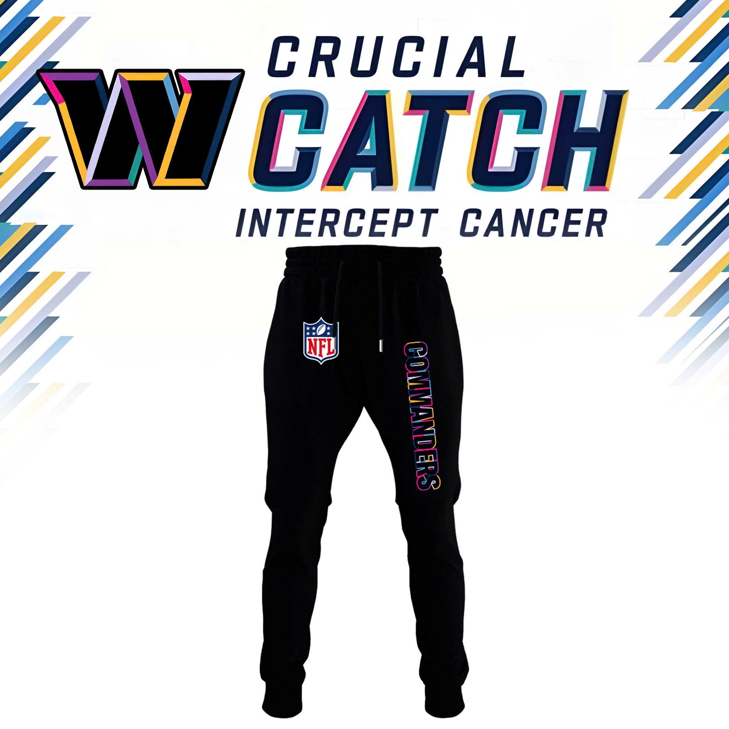 Washington Commanders Shirt, Washington Commanders 2024 Season Crucial Catch Combo Tshirt | Cap | Jogger