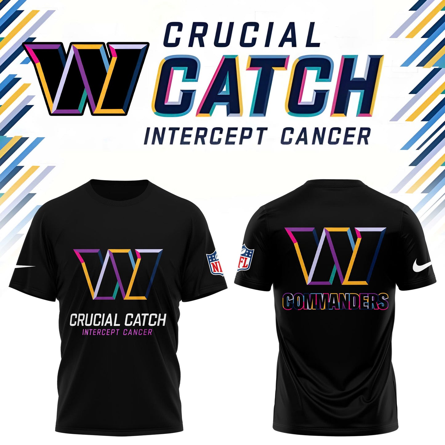 Washington Commanders Shirt, Washington Commanders 2024 Season Crucial Catch Combo Tshirt | Cap | Jogger