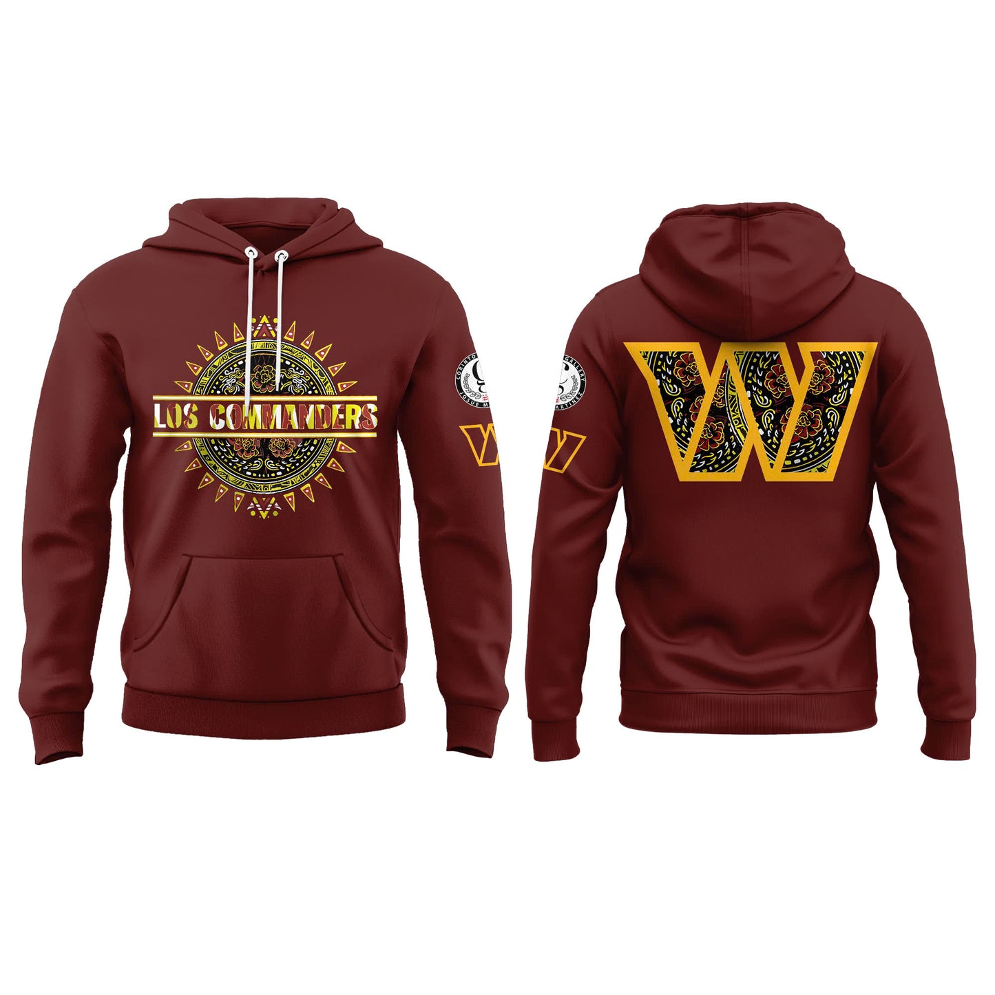 Washington Commanders Hoodie, Washington Commanders Mexican heritage Combo Hoodie | Cap | Jogger