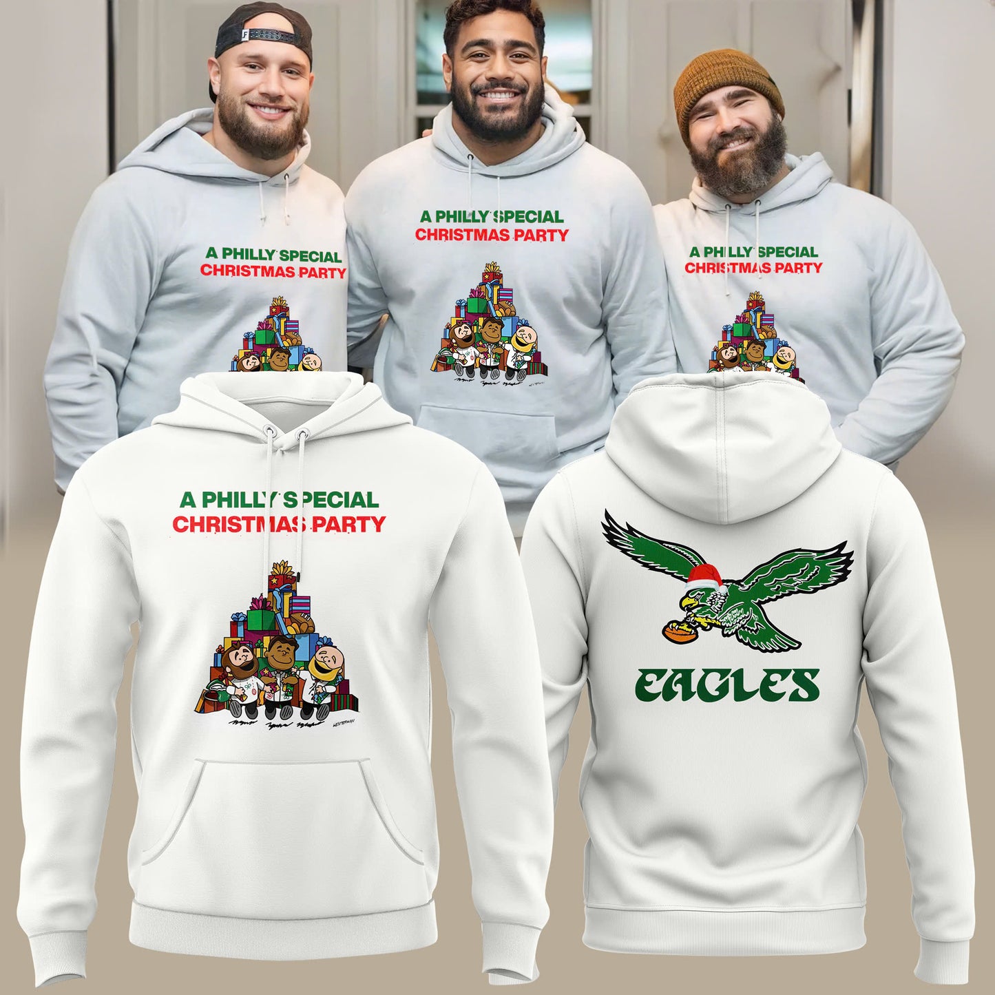 Premium Philadelphia Eagles Gear - A Philly Special Christmas Party 2024 Hoodie