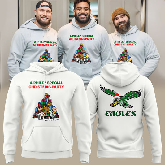 Premium Philadelphia Eagles Gear - A Philly Special Christmas Party 2024 Hoodie