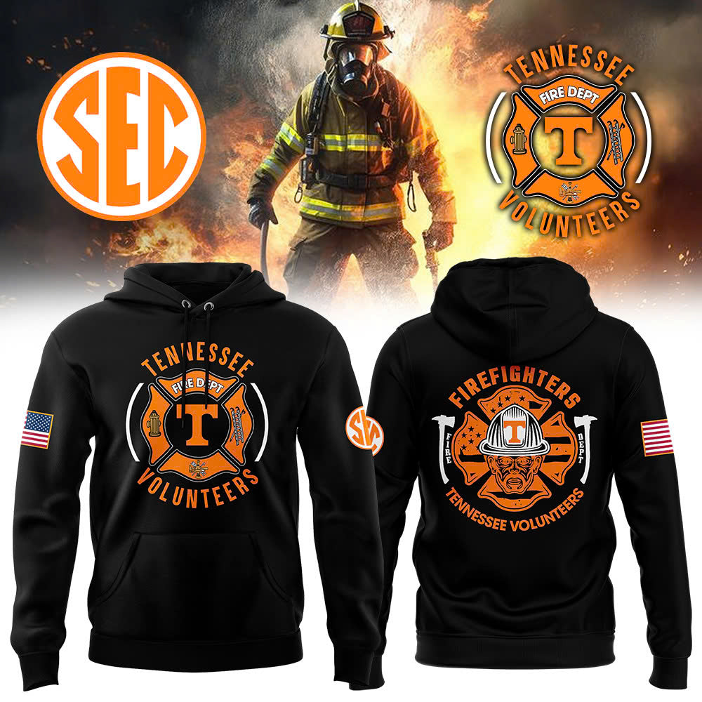 Tennessee Volunteers Premium Merch - Tennessee Volunteers x 2024 Firefighter Appreciation Night Premium Limited Pullover Hoodie - Unique Gift For Fan TV02