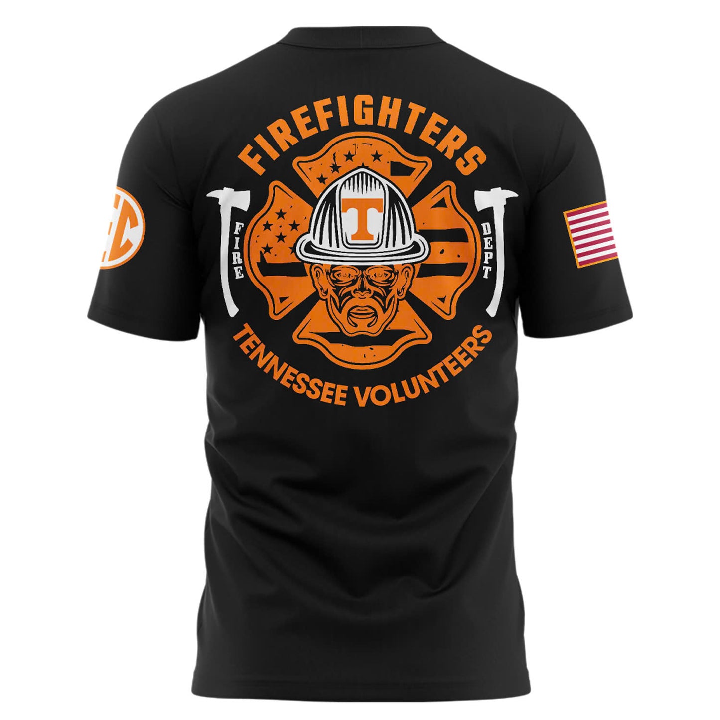 Tennessee Volunteers Premium Gear - Tennessee Football x 2024 Firefighter Appreciation Night Premium Limited T-Shirt - Tennessee Volunteers Merch