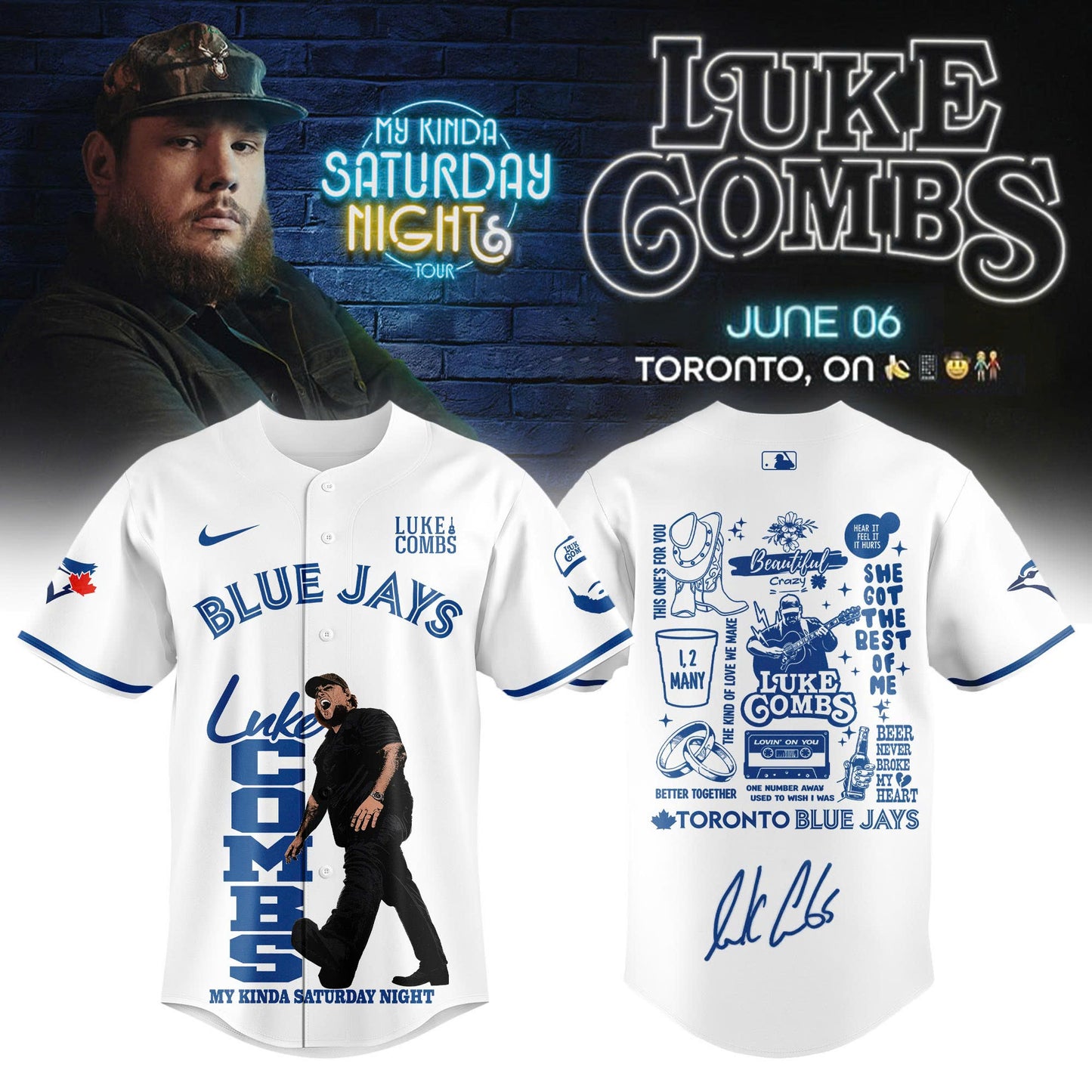 TOR x LC My Kinda Saturday Night Tour 2026 Limited Edition Jersey
