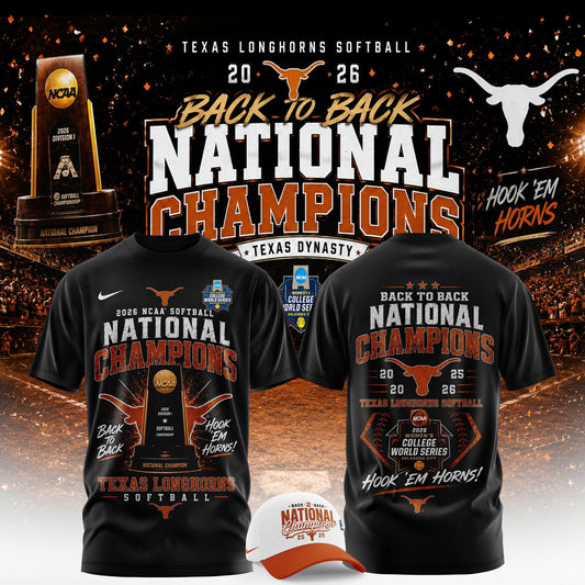 .2026 WCWS Back-To-Back National Champions Tshirt