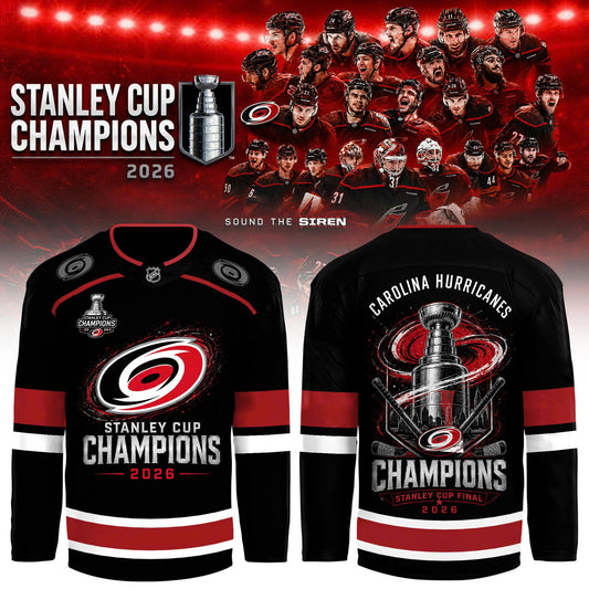 _Carolina Hurricanes Champions 2026 Stanley Cup Jersey